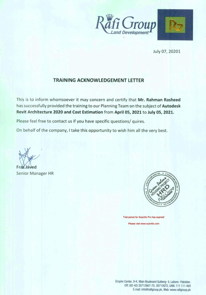 Revit Course in Lahore