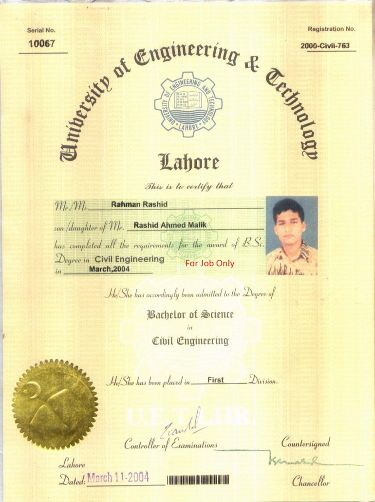 Construction Management courses in Pakistan